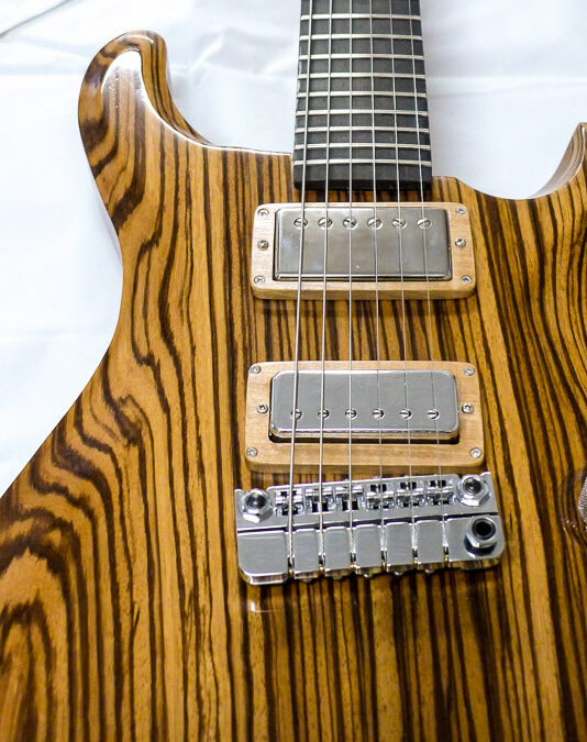 Matt’s Zebrawood PVX Guitar Build