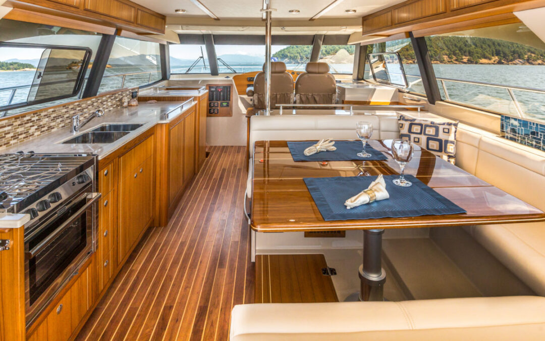 Aspen Power Catamarans: Teak Interiors