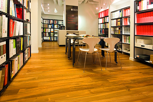 Architect’s Office featuring FSC Reclaimed Teak