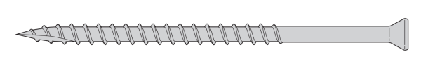 1 5/8" #7 305 Stainless Steel Screw image of a 1 5/8" #7 305 Stainless Steel Screw