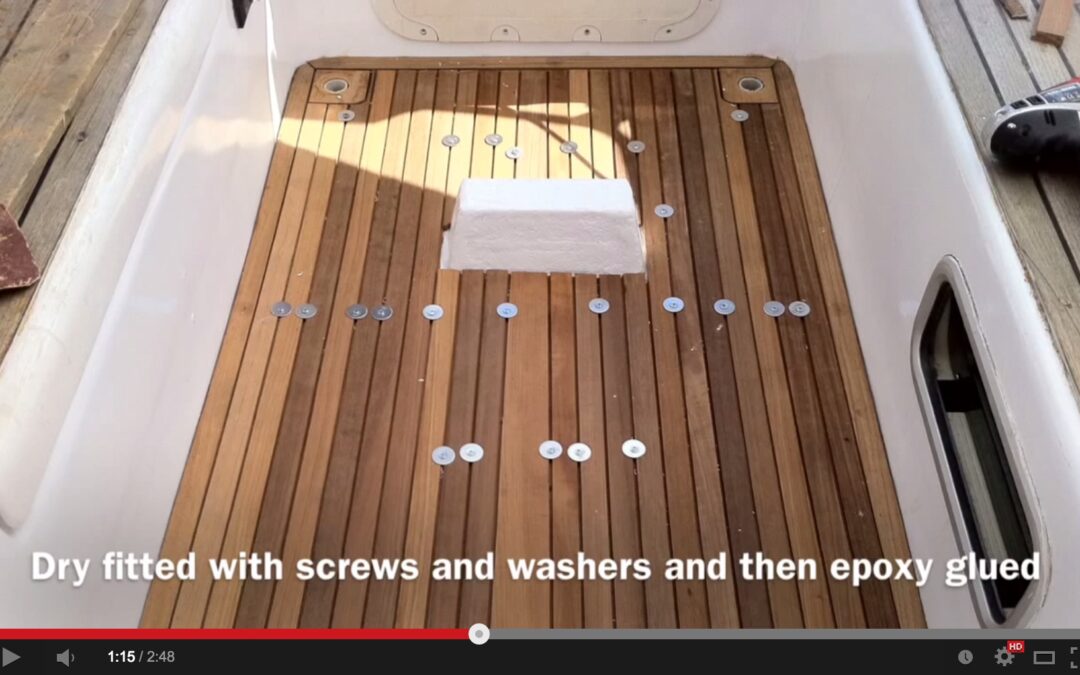 Replacing an old marine Teak Deck