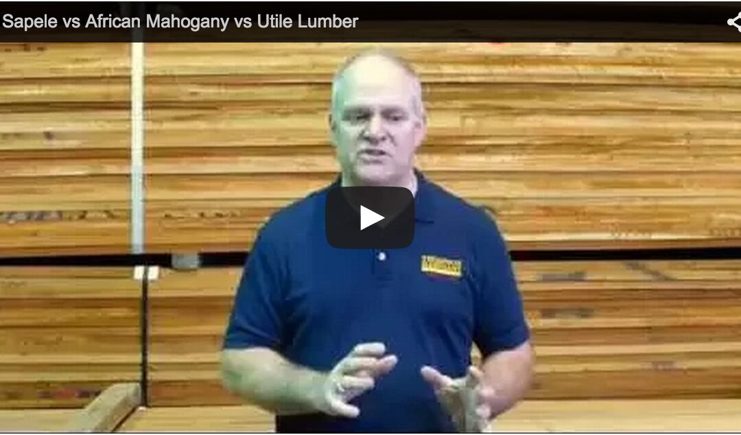 Video: Sapele vs African Mahogany vs Utile Lumber