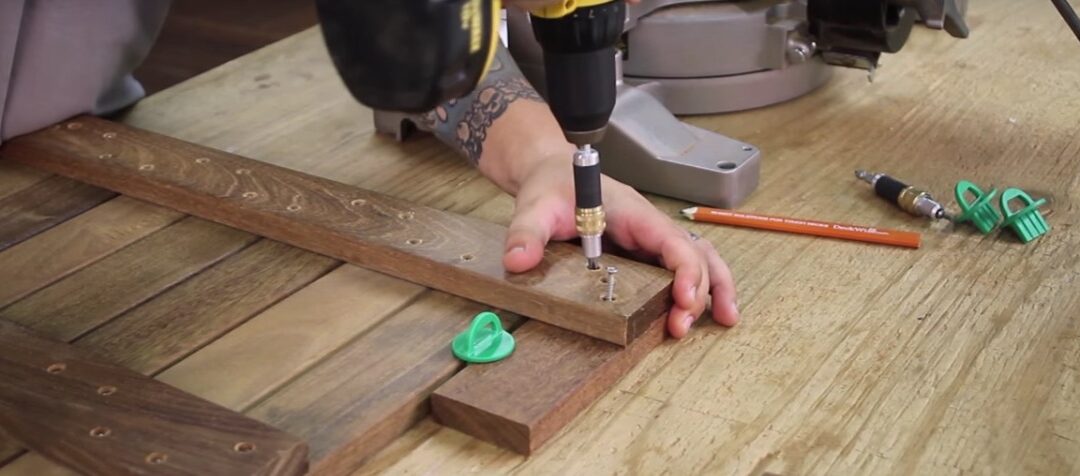 How to Cut and Install Ipe Deck Tiles