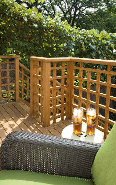 Teak Garden Deck