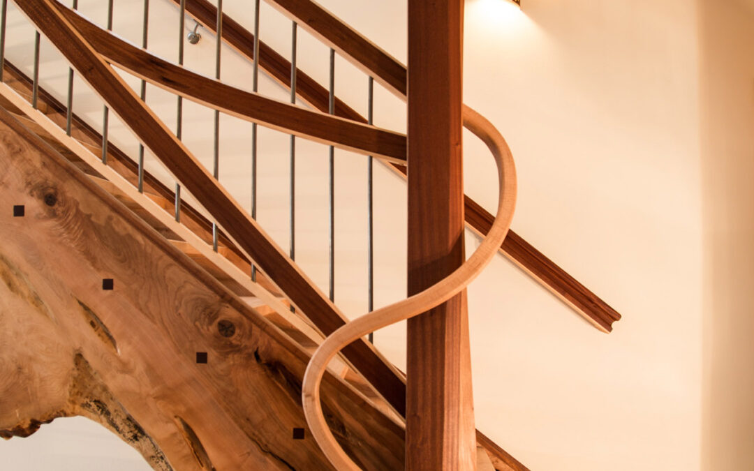 “Ocean Side” Staircase – Designed & Made by NK Woodworking